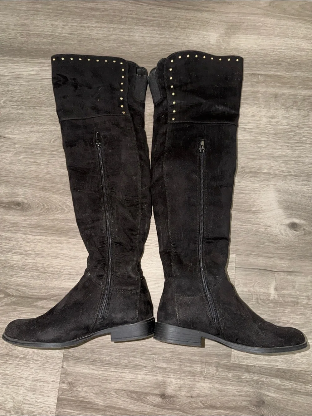 XOXO over the knee faux suede boots